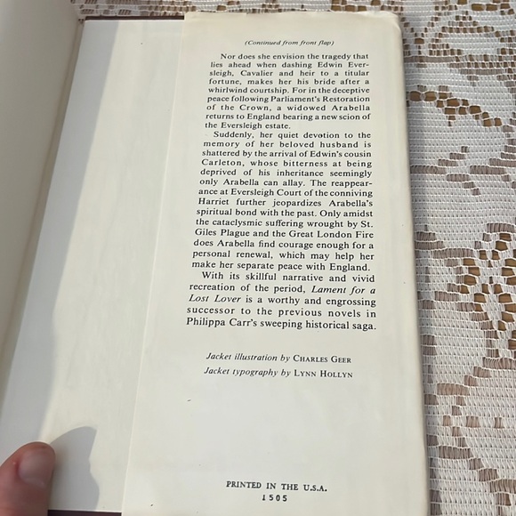 Lament For A Lost Lover, Philippa Carr - Picture 5 of 11